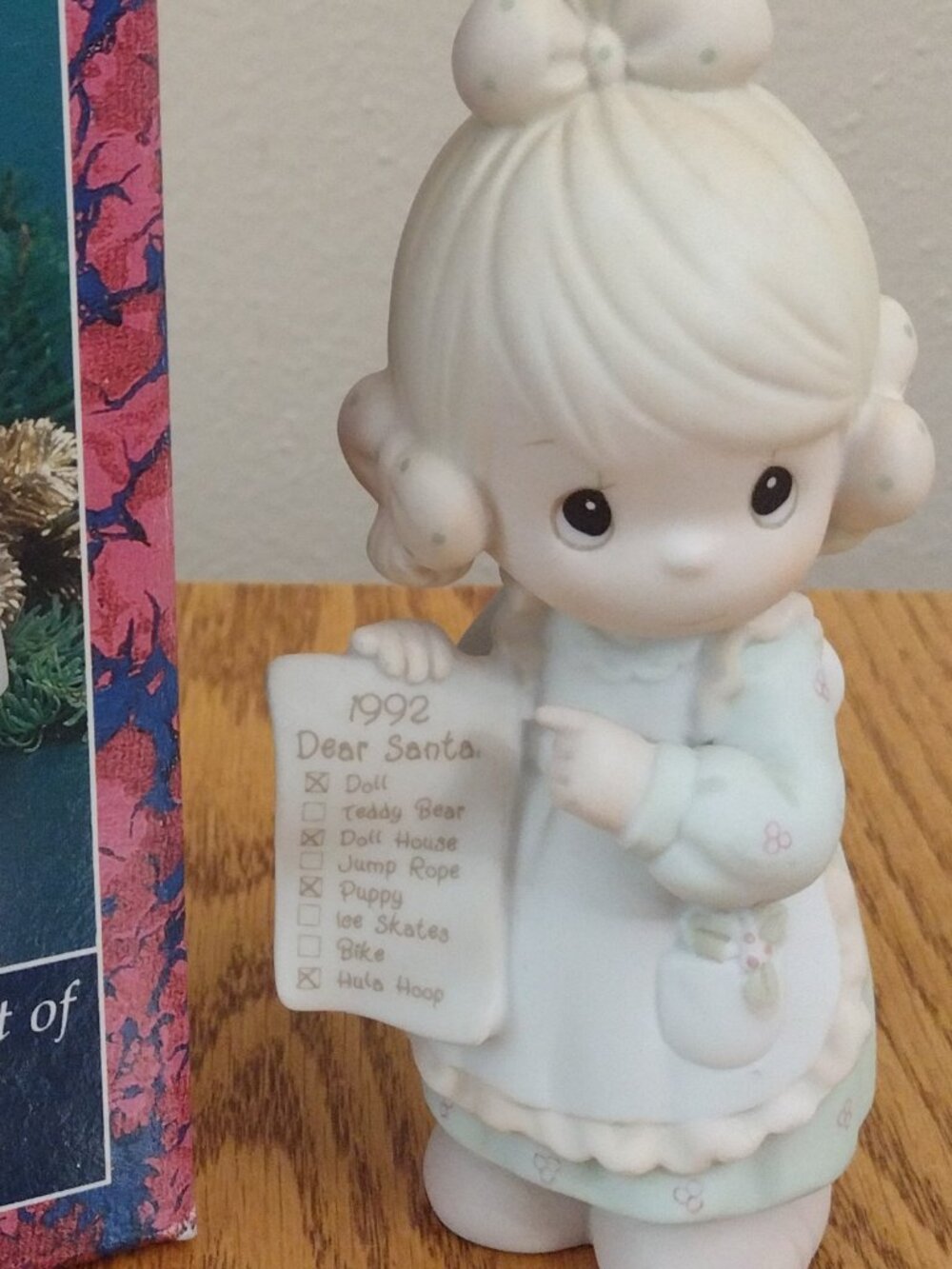 Precious Moments: But The Greatest Of These is Love Figurine 527688 Enesco 1992